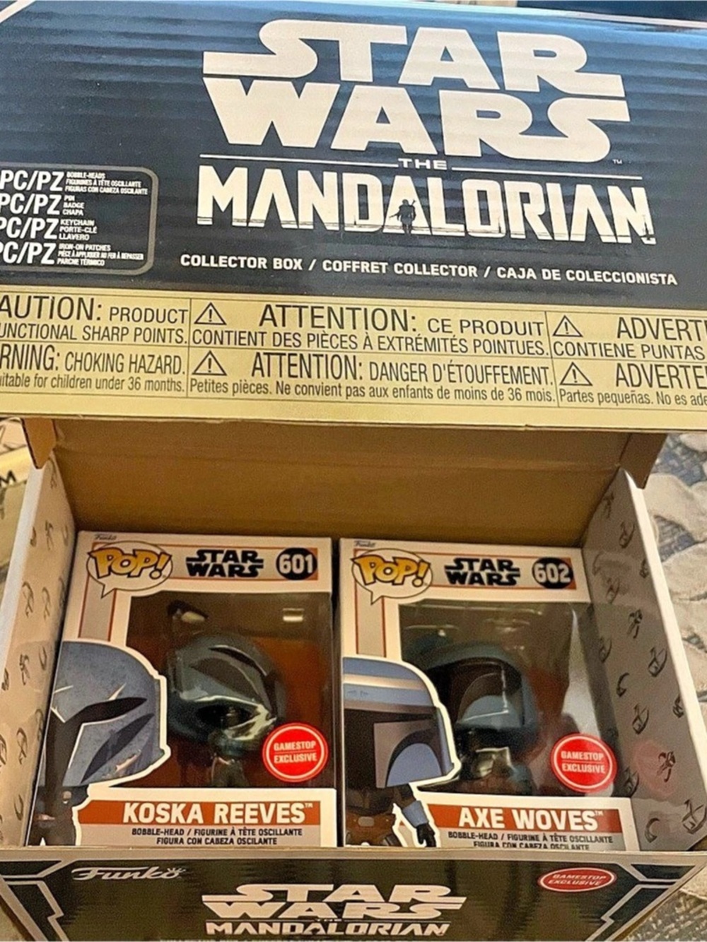 FUNKO Star Wars The Mandalorian Collector Box GameStop Exclusive Koska Reeves &